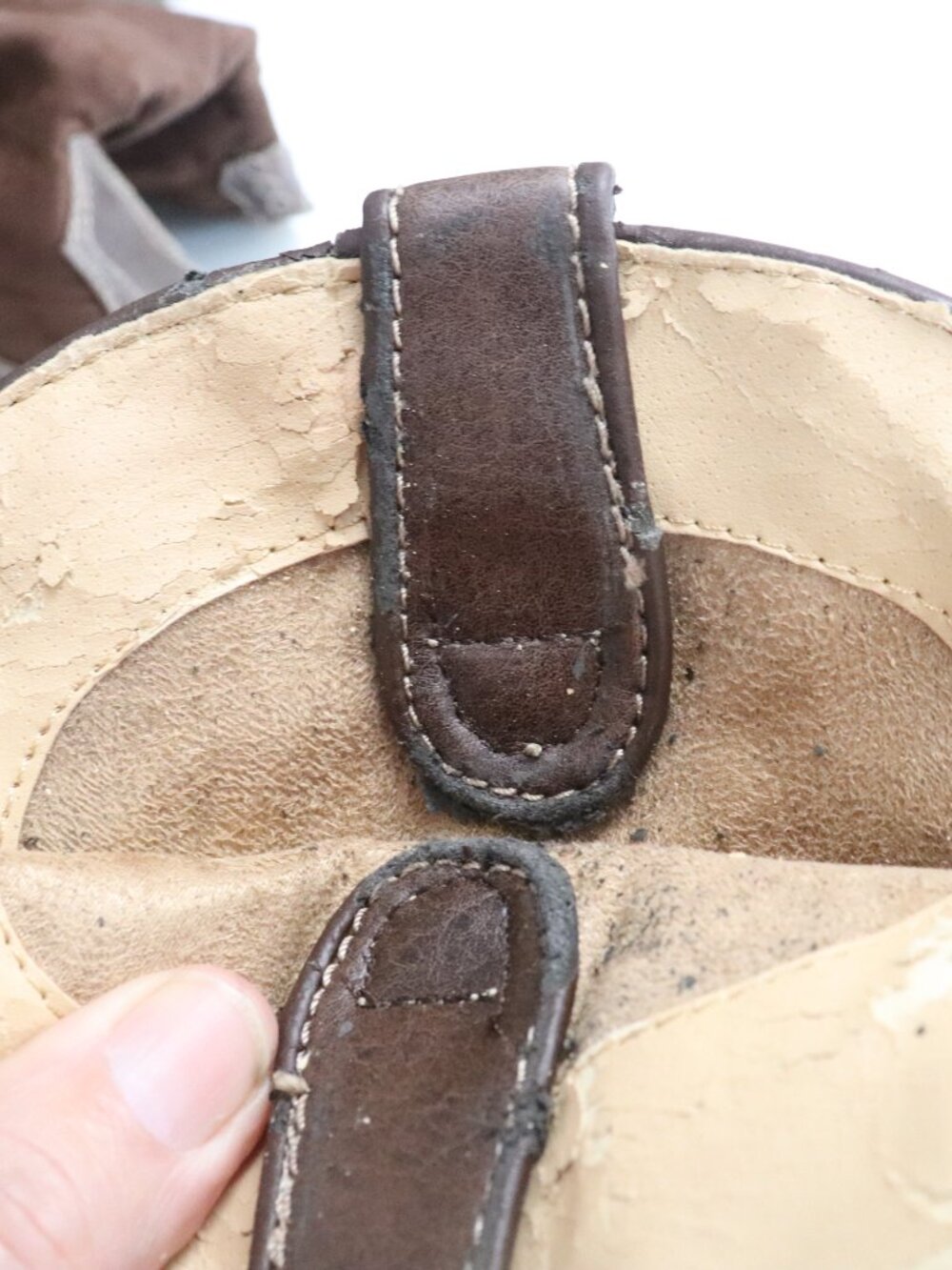 Soda Women's Western Slouchy Boots Size 7.5 with some cracking on the inside - Picture 11 of 11